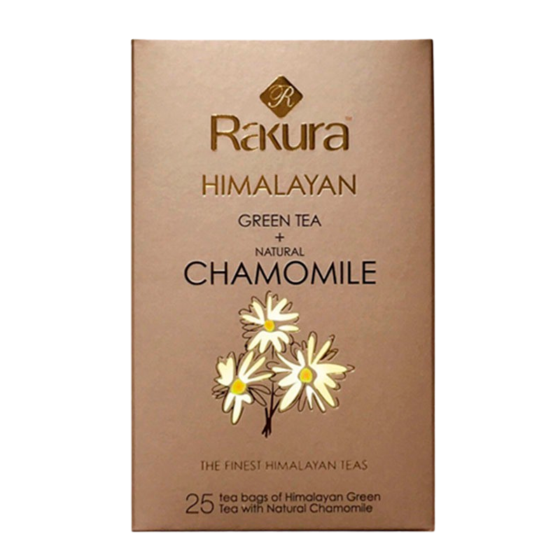 Rakura Himalayan Green Tea + Natural Chamomile (25 stk)