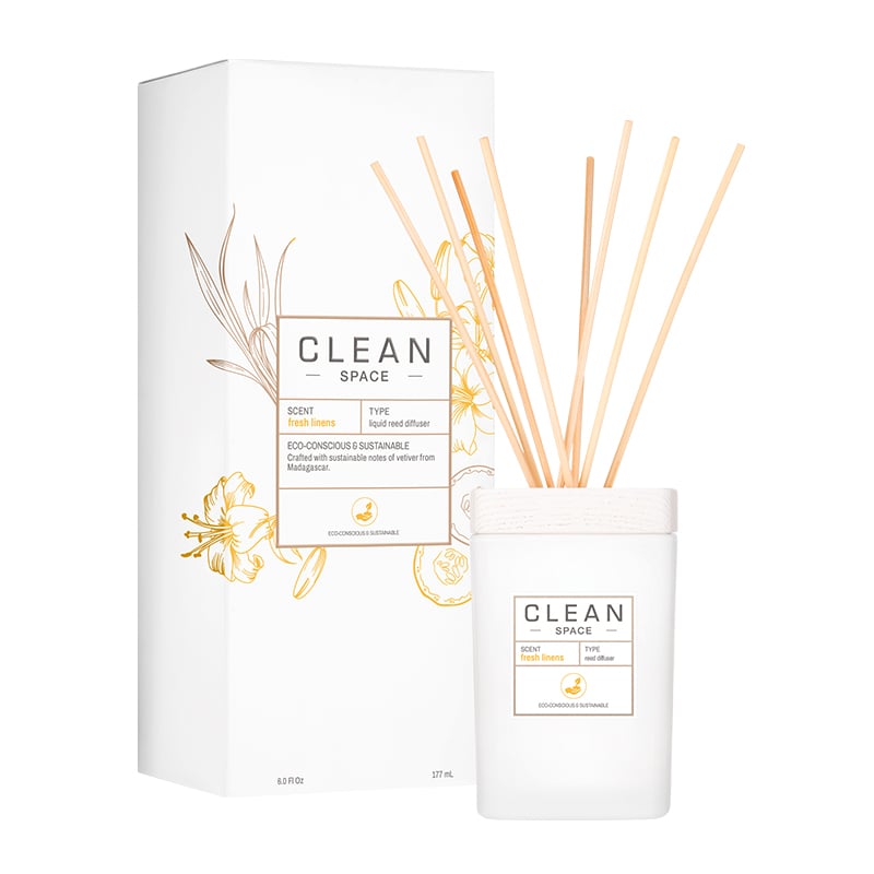 Clean Space Fresh Linens Diffuser 177 ml.