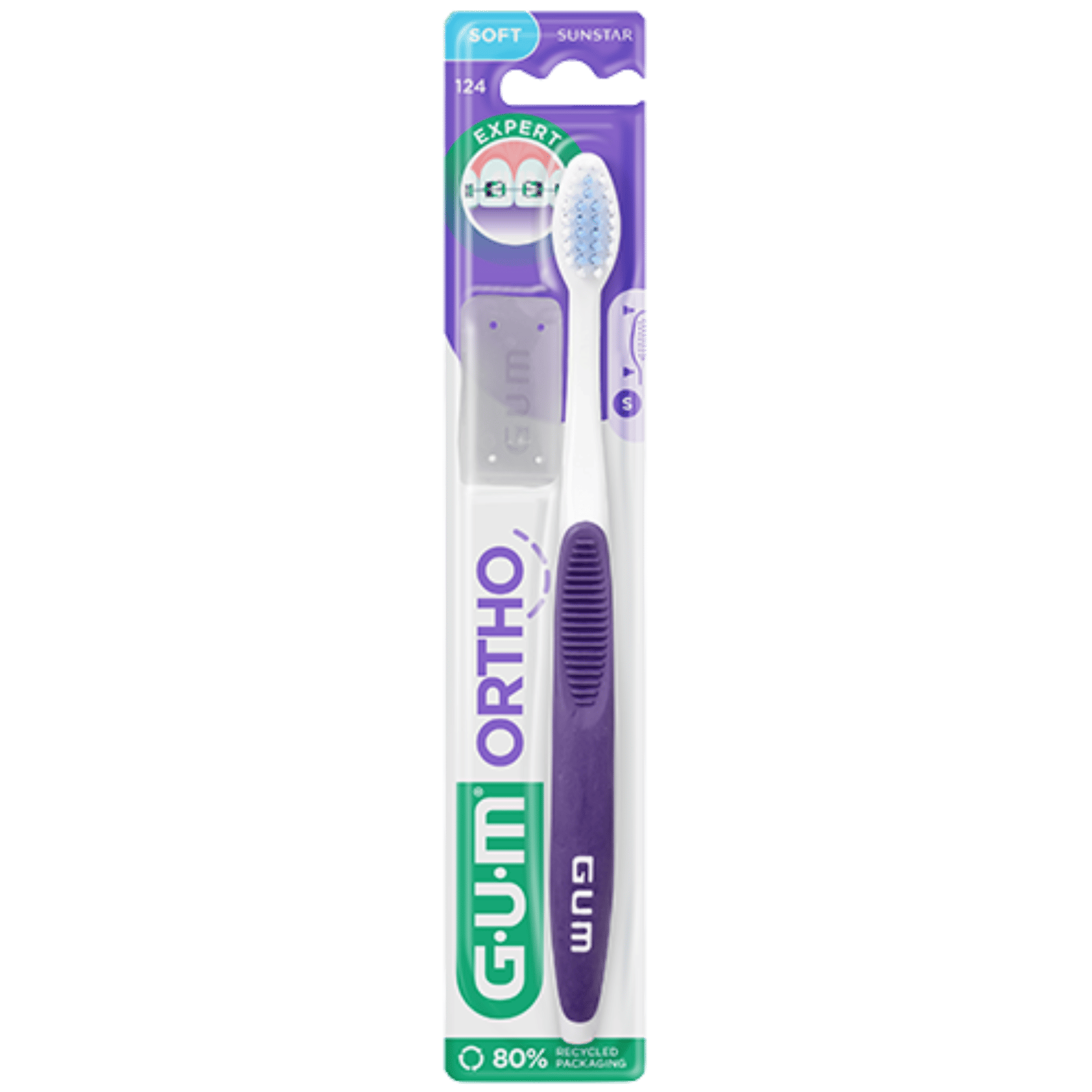 GUM Tandbørste Til Bøjle Ass. Farve (1 stk)