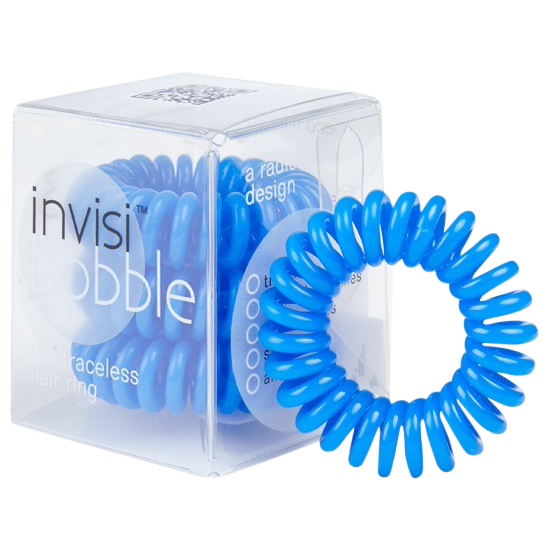 Invisibobble Spiral-elastikker Navy Blue 3 stk.
