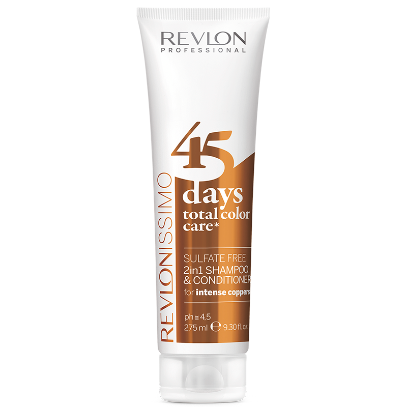 Revlon 45 Days 2in1 Shampoo & Conditioner Copper (275 ml)