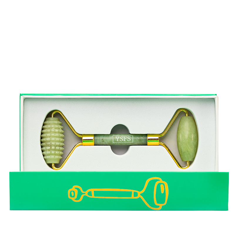 YSFS Jade  Facial Roller Green Dual Action