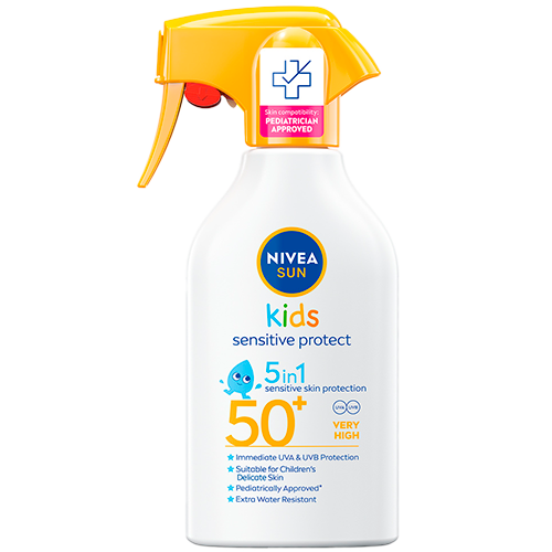 Nivea Kids Sensitive Protect & Play Sun Trigger Spray SPF 50+ (270 ml)