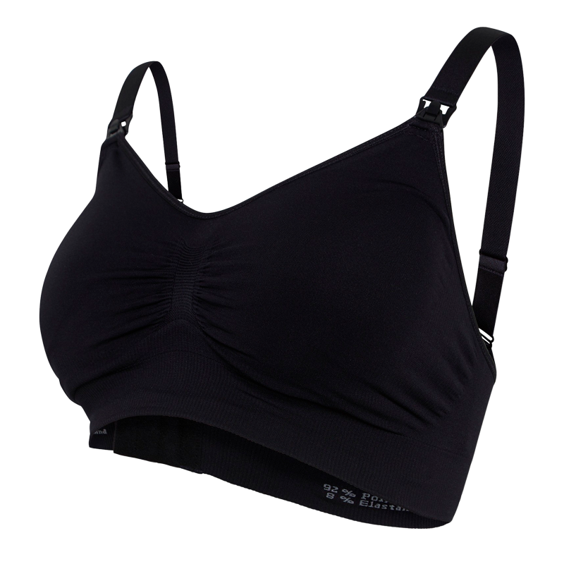 Carriwell Graviditets & Amme BH Med Indlæg Sort - XLarge (1 stk)