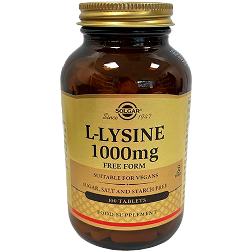 Solgar L-Lysine 1000 mg (100 tabl)
