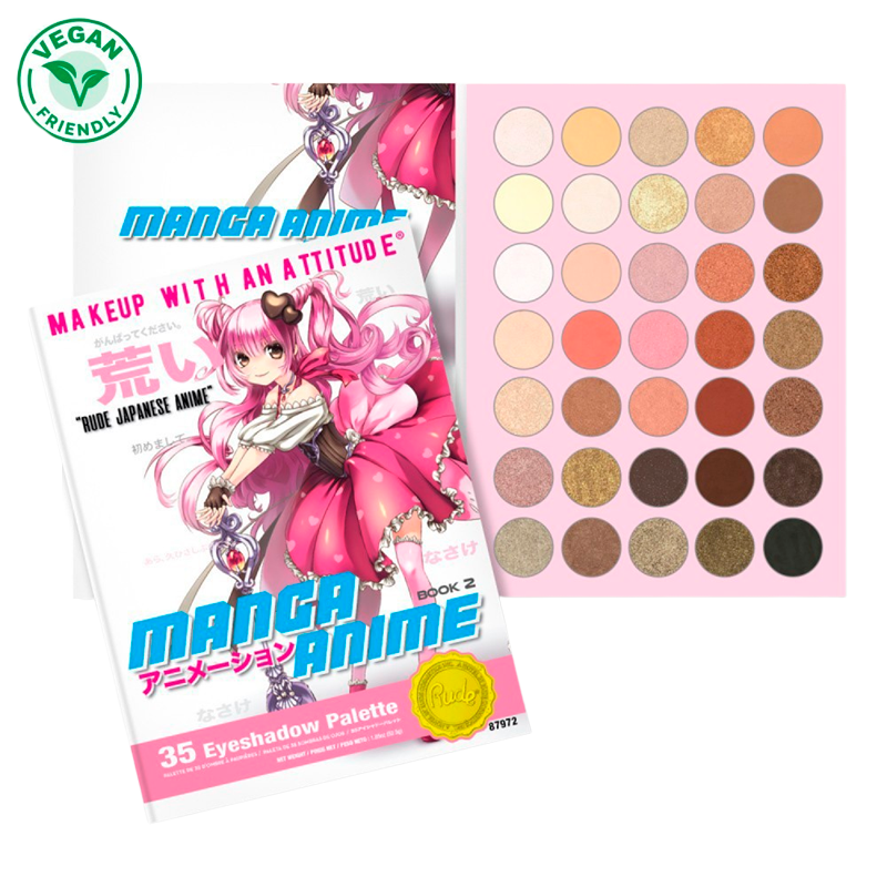 RUDE Cosmetics Manga Anime 35 Eyeshadow Palette (1 stk)