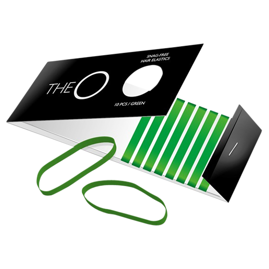 The O Hårelastikker Green 10 stk.