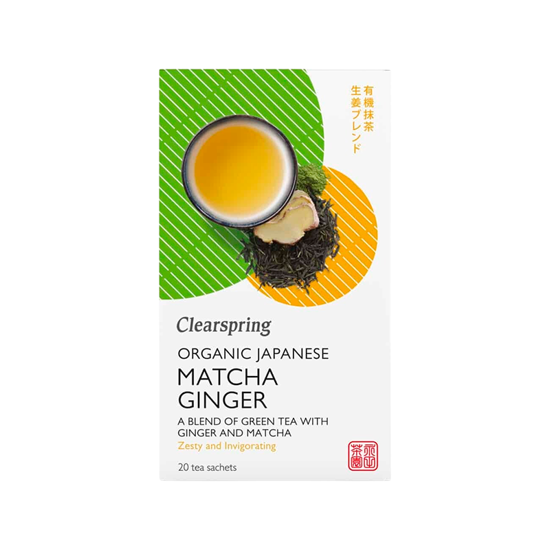 Clearspring Matcha Ginger (20 breve)