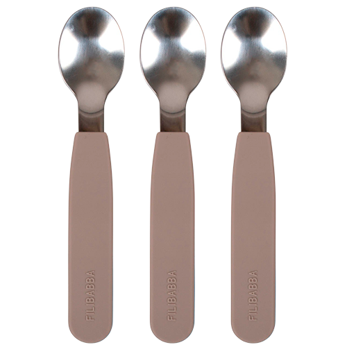 Filibabba Silikone Skeer Warm Grey (3 stk)