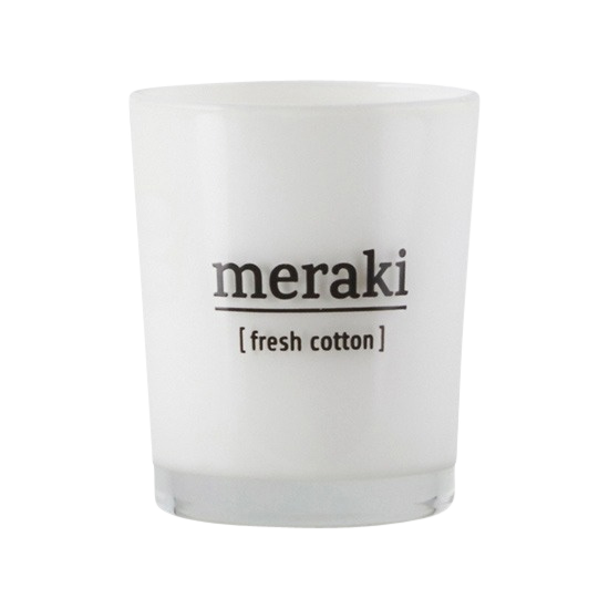 Meraki Scented Candle Fresh Cotton Small