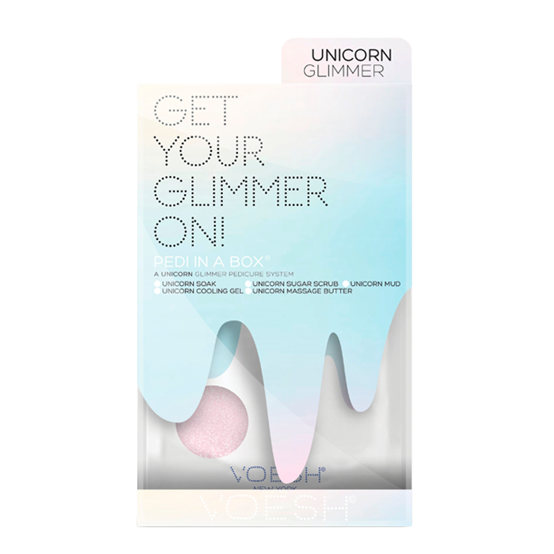 VOESH Pedi In A Box Deluxe 5 Step Pedicure Unicorn Glimmer (1 stk)