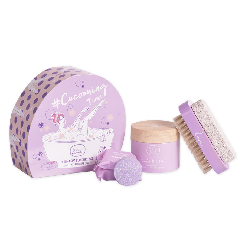 Le Mini Macaron Spa Pedicure Kit Cocooning Time