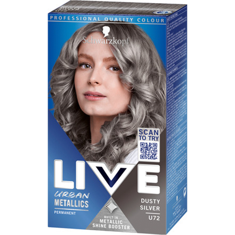 Schwarzkopf Live Color U72 Dustry Silver