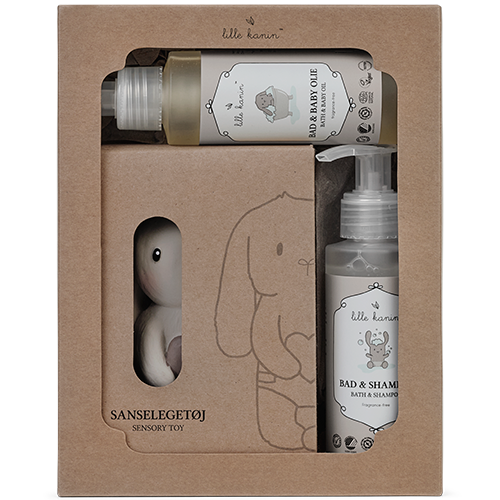 Lille Kanin Gaveæske Sansekanin & Bad (1 sæt)