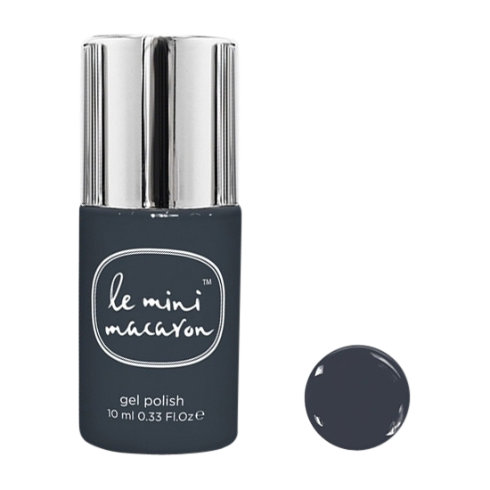 Le Mini Macaron Gel Polish Black Sesame 10 ml.