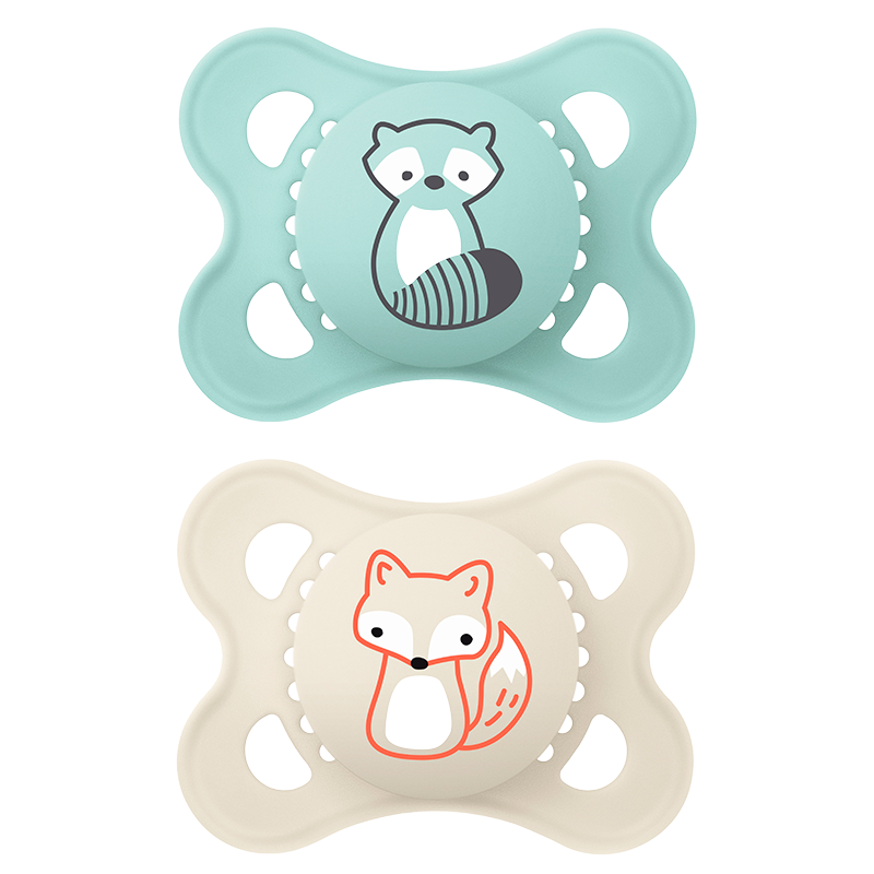 MAM Sut Original 0-6M Silicone Blue (2 stk)