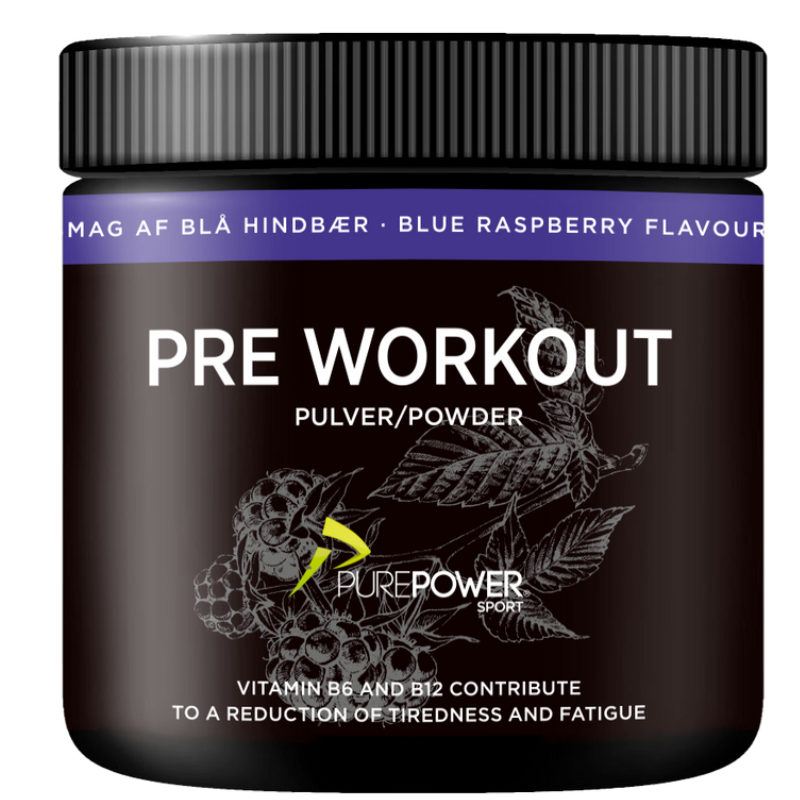 PurePower PWO pulver Blue Raspberry (300 g)
