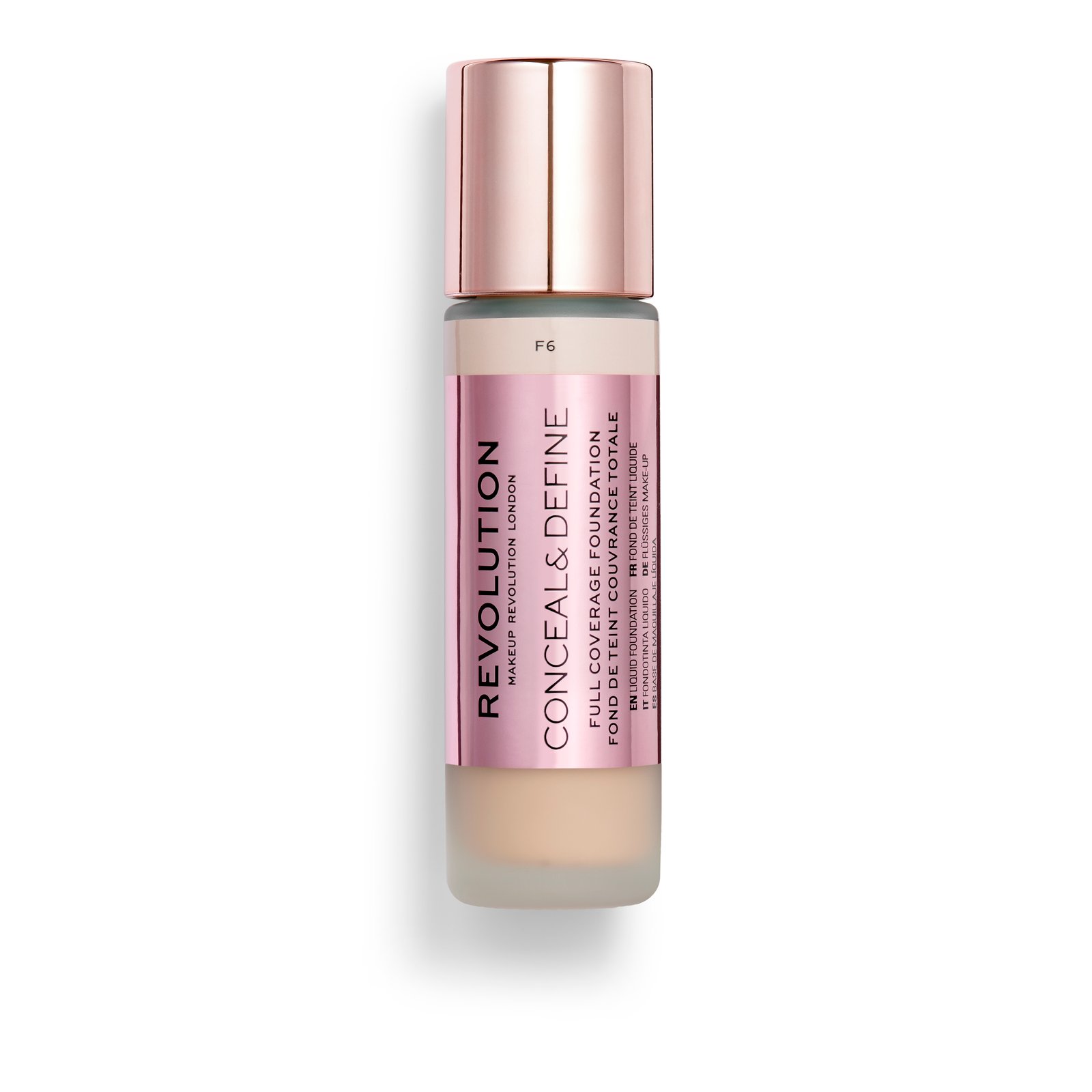 Makeup Revolution Conceal & Define Foundation F6 (23 ml)