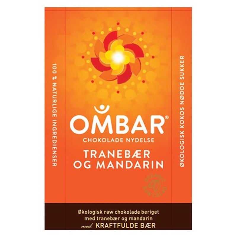 Ombar Bar Tranebær og Mandarin Ø (35 g)