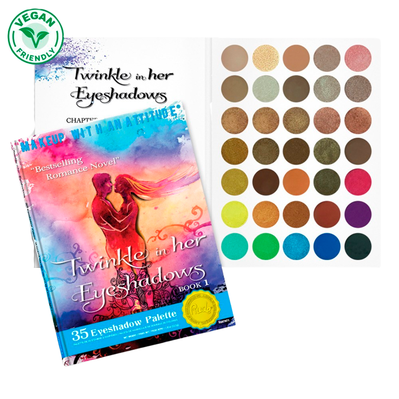 RUDE Cosmetics Twinkle In Her Eyeshadows 35 Eyeshadow Palette (1 stk)
