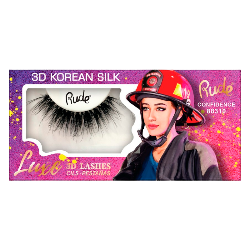 RUDE Cosmetics Luxe 3D Lashes Korean Silk Confidence (1 stk)