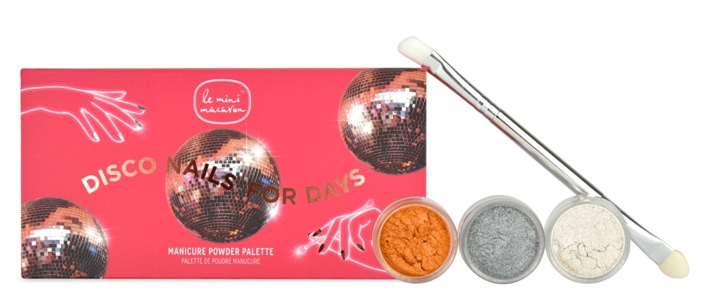 Le Mini Macaron Chrome Manicure Kit Disco Nails For Days
