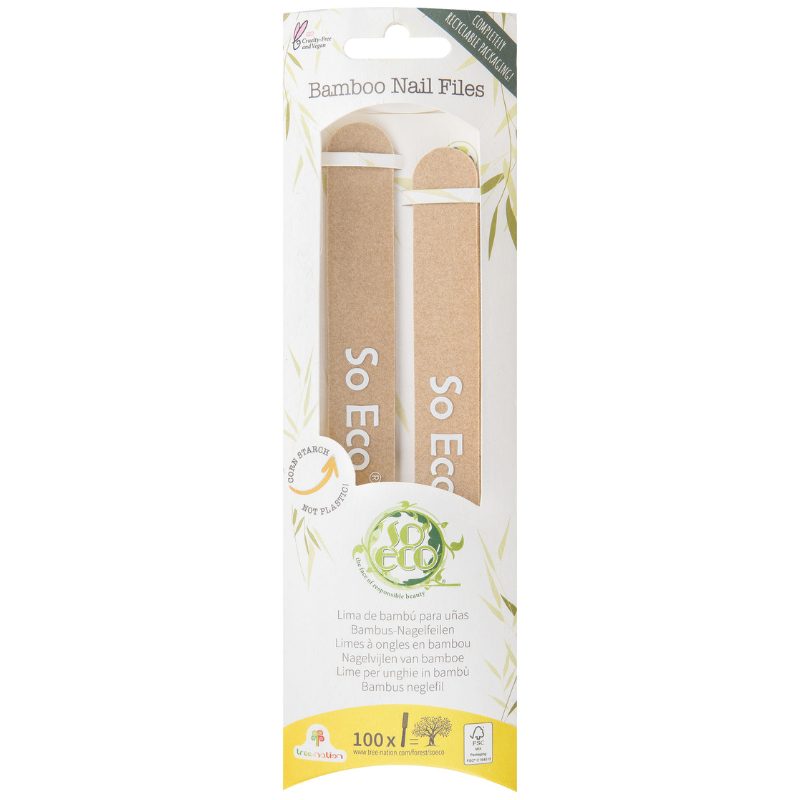 So Eco 2 Bamboo Nail Files (1 stk)