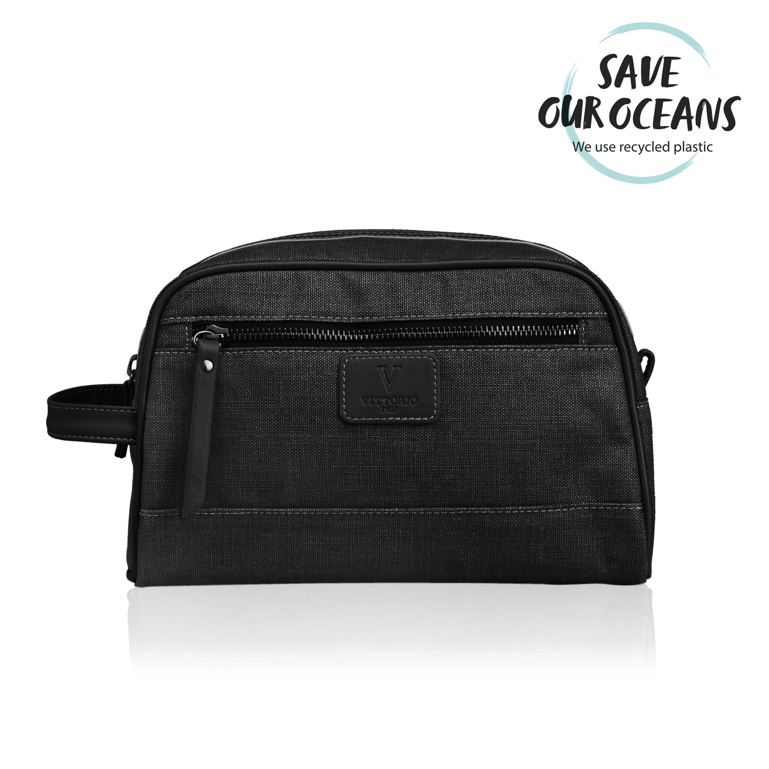 Vittorio Toilettaske M. Hank (Sort)
