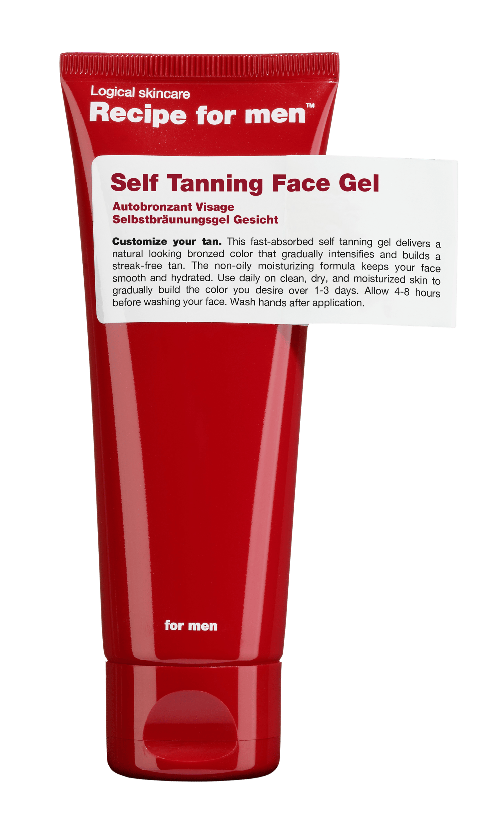 Recipe For Men Self Tanning Face Gel (75 ml)