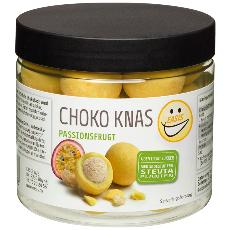 EASIS Choko Knas Med Hvid Chokolade Og Passion (80 g)