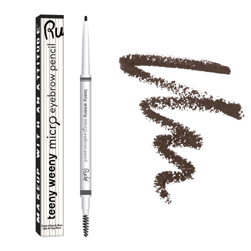 RUDE Cosmetics Teeny Weeny Micro Eyebrow Pen Black Brown (1 stk)