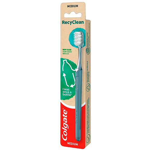 Colgate Tandbørste RecyClean Medium (1 stk)