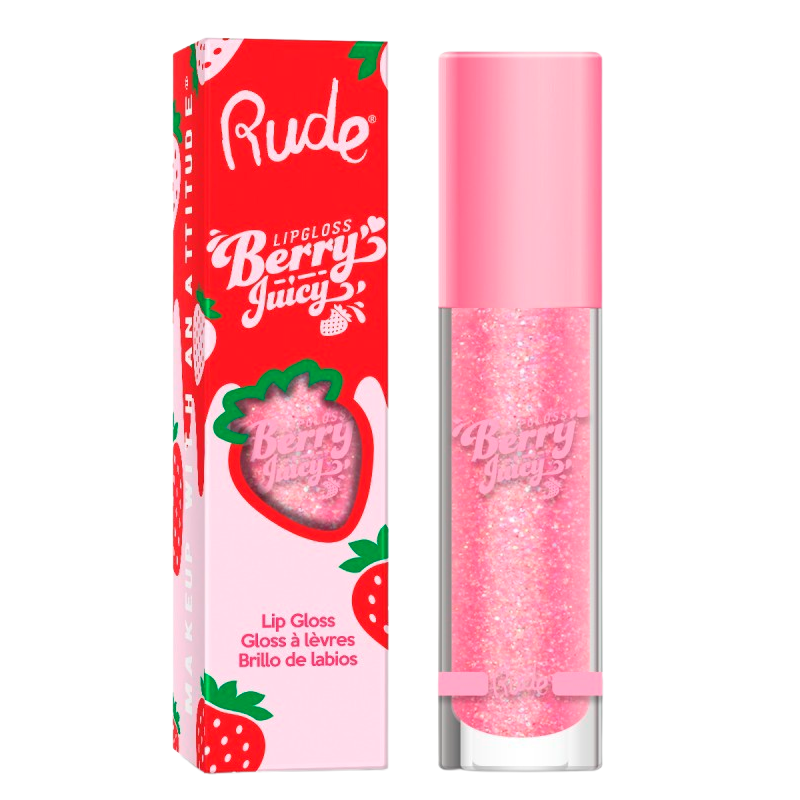 RUDE Cosmetics Berry Juicy Lip Gloss Flirty (1 stk)