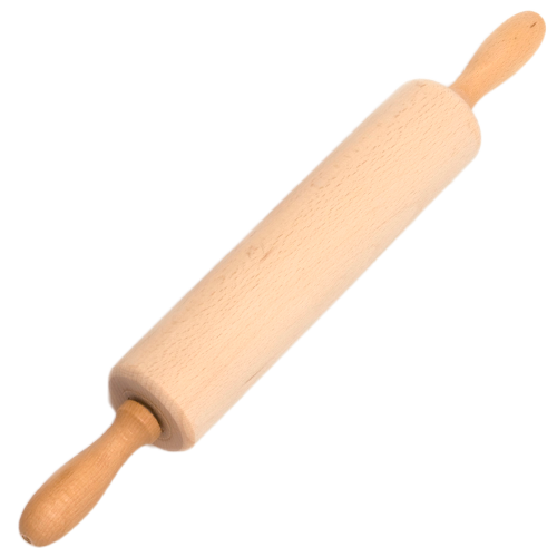 Biogan Kagerulle Med Metal Akse 40 cm Bøgetræ (1 stk)