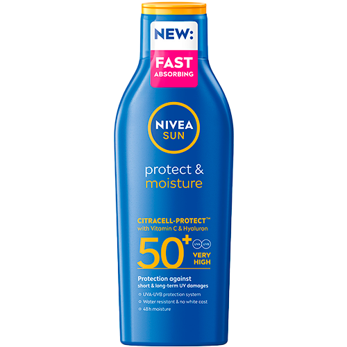 Nivea Protect & Moisture Sun Lotion SPF 50+ (200 ml)