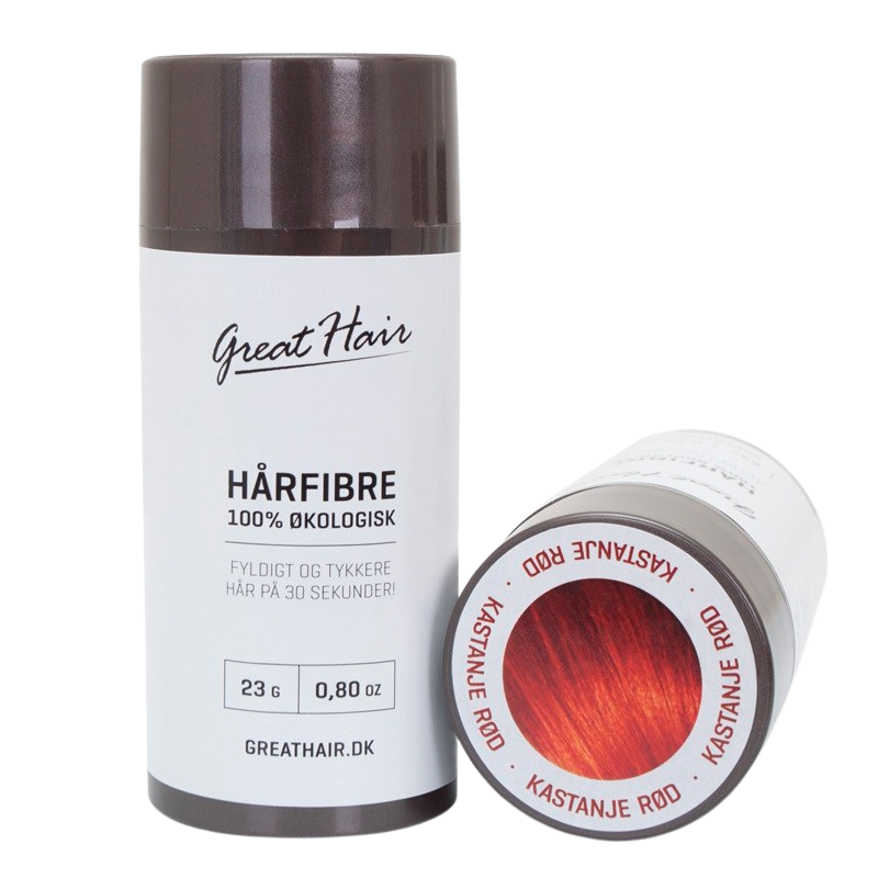 Great Hair Hårfibre (Kastanje rød)