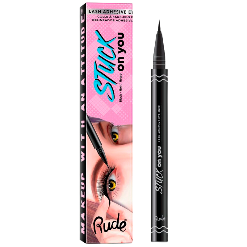 RUDE Cosmetics Stuck On You Lash Adhesive Liner Black (1 stk)