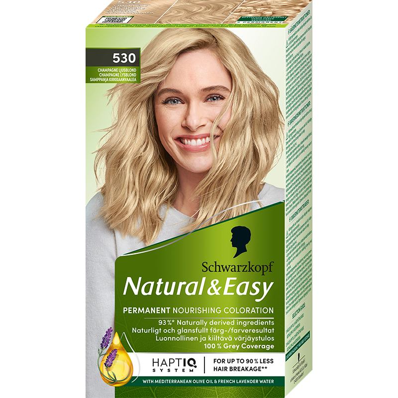 Schwarzkopf Natural & Easy 530 Champagne Blond (1 stk)