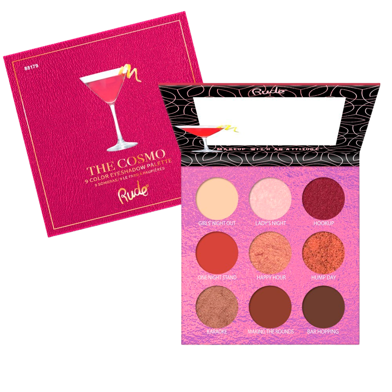 RUDE Cosmetics Cocktail Party 9 Eyeshadow Palette The Cosmo (1 stk)