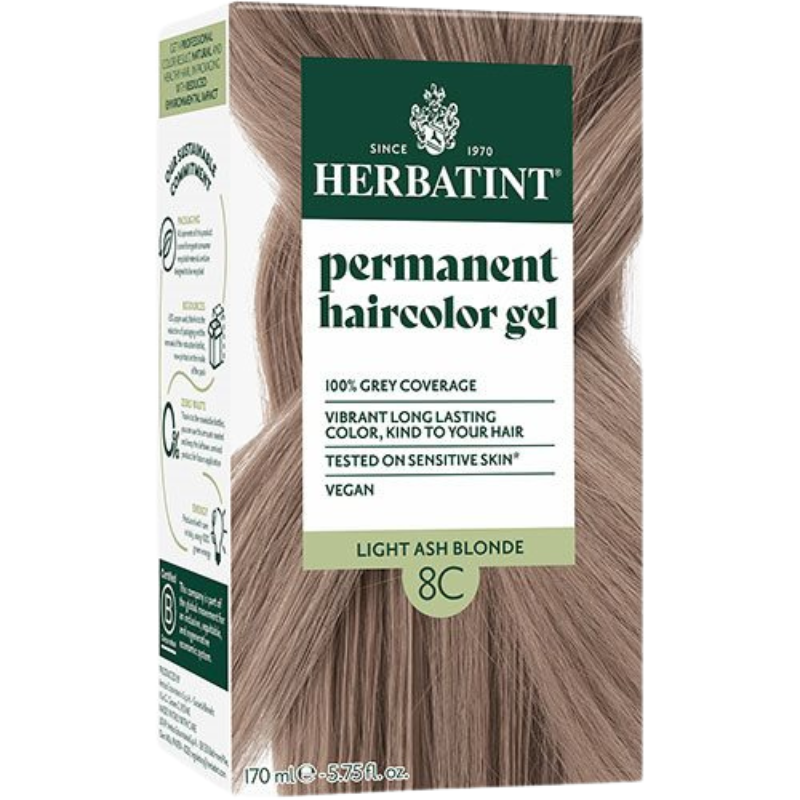 Herbatint 8C Hårfarve Light Ash Blonde (170 ml)