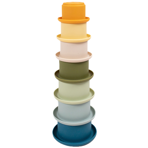 Filibabba Silikone Stablekopper Blue (1 sæt)