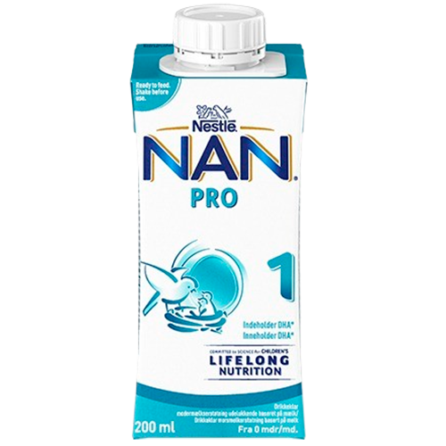 NAN Drikkeklar Modermælk 1 (200 ml)