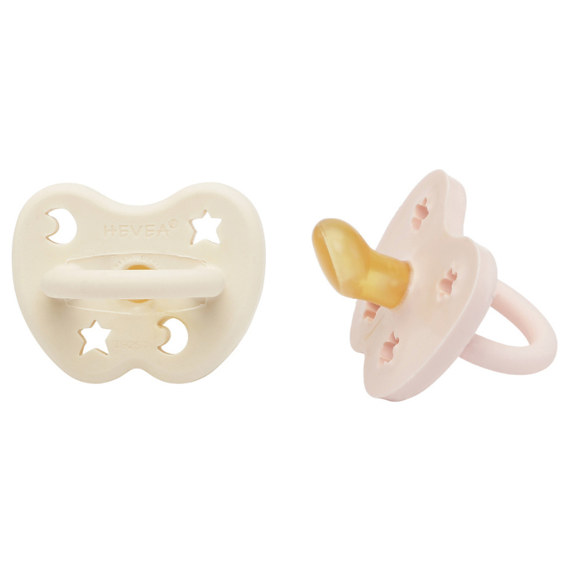 Hevea Naturgummi Sut, Nyfødt (2 stk)