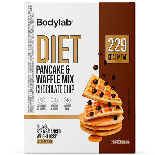Bodylab Diet Pancake & Waffle Mix Chocolate Chip (12x60 g)