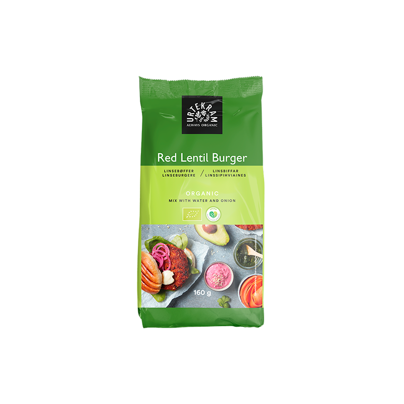 Urtekram Red Lentil Burger Mix Ø (160 g)