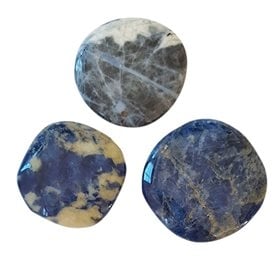 108 Blessings Blå Sodalit Poleret (1 stk)