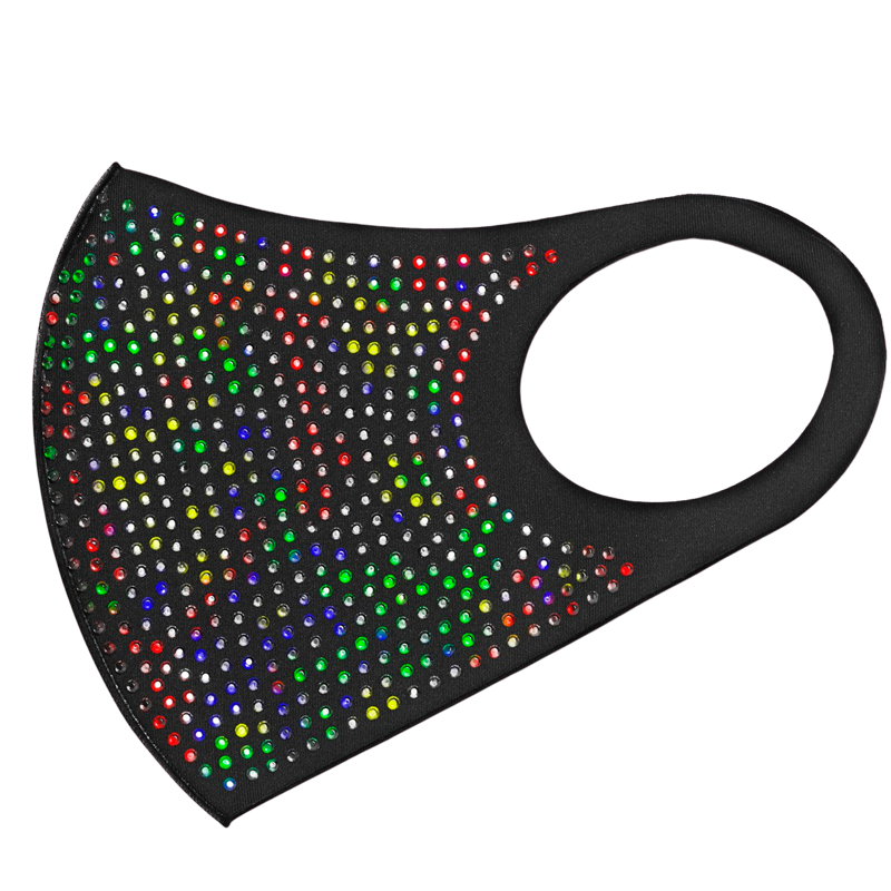 Gillian Jones Mundbind Med Multifarvet Diamonds (1 stk)