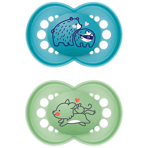 MAM Original Sut 6-16M Latex Blue (2 stk)