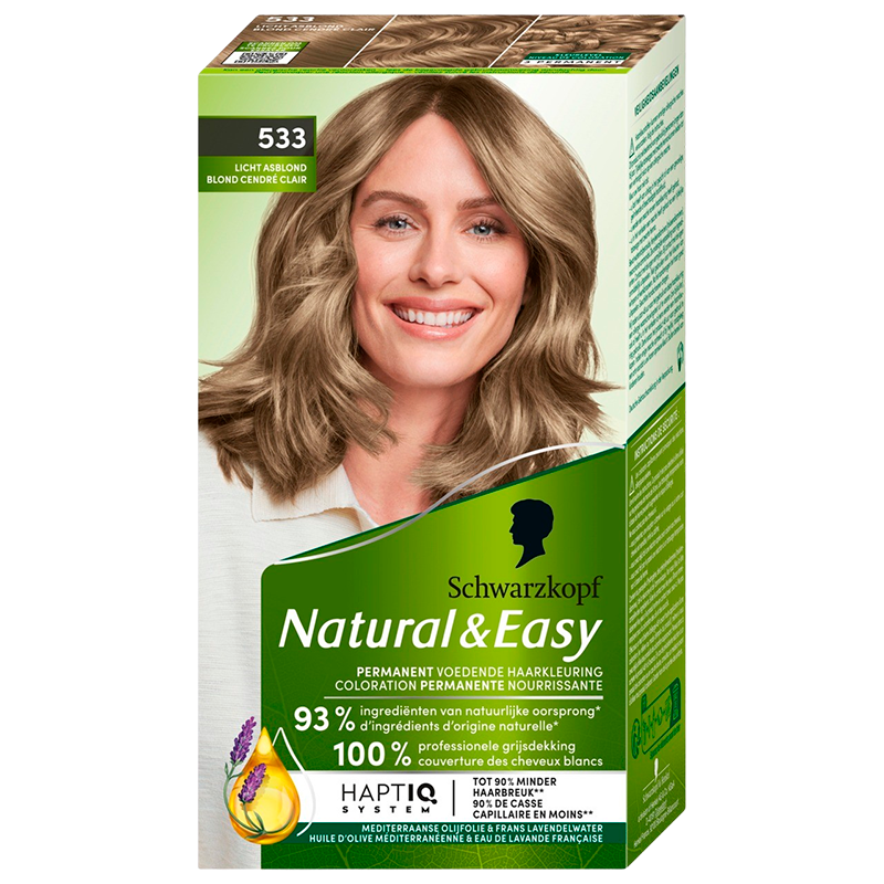 Schwarzkopf Natural & Easy 533 Ash Blonde (1 stk)