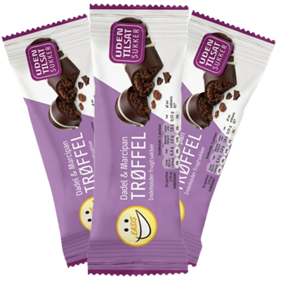 EASIS Trøffel m. Dadler og Marcipan (25 X 30 g)